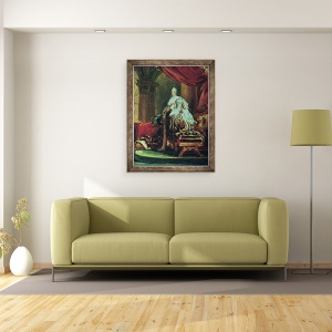 Tablou inramat - Baron Gerard, Francois Pascal Simon - Carol X 1757-1836 1825, 60 x 80 cm - Img 2
