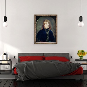 Tablou inramat - Baron Louis Albert Bacler d'Albe - Napoleon Bonaparte 1769-1821 ca general-sef al armatei italiene, 70 x 90 cm - Img 3
