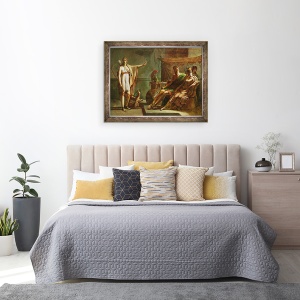 Tablou inramat - Baron Pierre-Narcisse Guerin - Phaedra si Hippolytus, 70 x 90 cm - Img 3