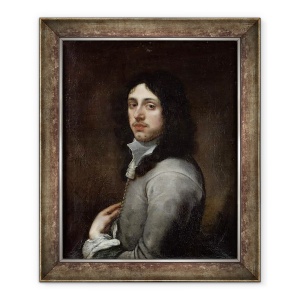 Tablou inramat - Bartolome Esteban Murillo - Portret De Un Tanar imbracat in Gri, 50 x 60 cm