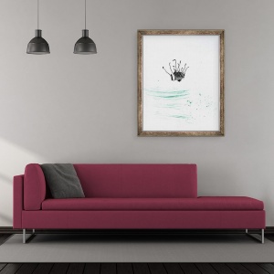 Tablou inramat - Bella Larsson - Moss {Fay-erie praf}, 50 x 60 cm - Img 2