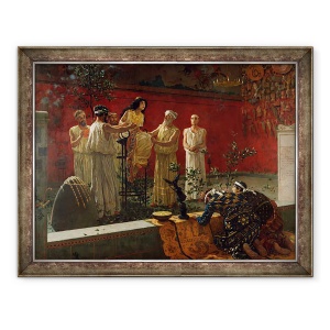 Tablou inramat - Camillo Miola - Oracolul, 60 x 80 cm