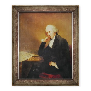 Tablou inramat - Carl Frederick von Breda - Portretul lui James Watt 1736-1819 1792, 70 x 85 cm