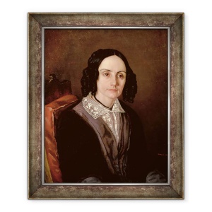 Tablou inramat - Carl Peter Mazer - Portretul Contesei Maria Volkonskaja 1805-63 1848, 70 x 85 cm