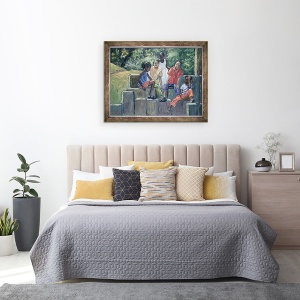 Tablou inramat - Carlton Murrell - Distractie in parc, 60 x 80 cm - Img 3