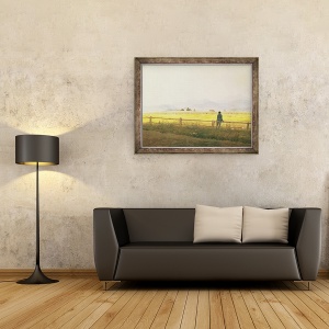 Tablou inramat - Caspar David Friedrich - Vedere de Schmiedebergerkamm, 60 x 80 cm - Img 2