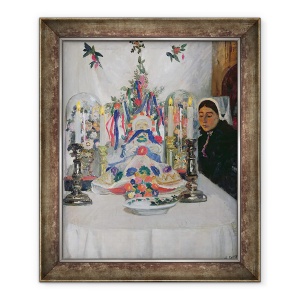 Tablou inramat - Charles Cottet - Copilul mort, 50 x 60 cm