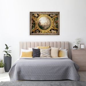 Tablou inramat - Charles de Lafosse - Carul lui Apollo, 70 x 90 cm - Img 3