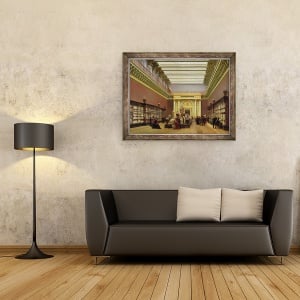 Tablou inramat - Charles Giraud - La Galerie Campana, 60 x 80 cm - Img 2