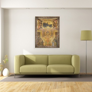 Tablou inramat - Charles Le Brun - Achizitia Dunkirk in 1662, 60 x 80 cm - Img 2