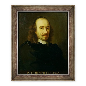 Tablou inramat - Charles Le Brun - Pierre de Corneille 1606-94 1647, 70 x 85 cm