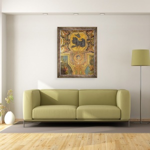 Tablou inramat - Charles Le Brun - Razboiul pentru Drepturile Reginei in 1667, 60 x 80 cm - Img 2