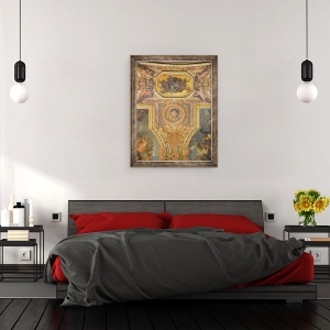 Tablou inramat - Charles Le Brun - Sfarsitul Mania pentru Dueluri in 1662, 70 x 90 cm - Img 3