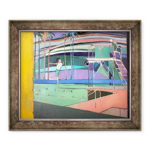 Tablou inramat - Charlotte Evans - alergare salt, 50 x 60 cm