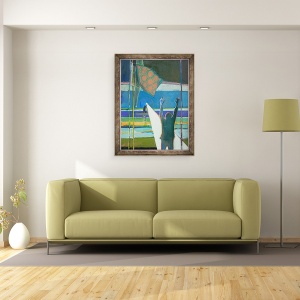 Tablou inramat - Charlotte Evans - brate deschise, 70 x 90 cm - Img 2