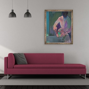 Tablou inramat - Charlotte Evans - peste alunecos, 50 x 60 cm - Img 2