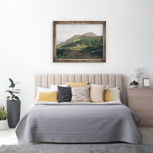 Tablou inramat - Christian Ernst Bernhard Morgenstern - Pe coasta suedeza, 60 x 80 cm - Img 2