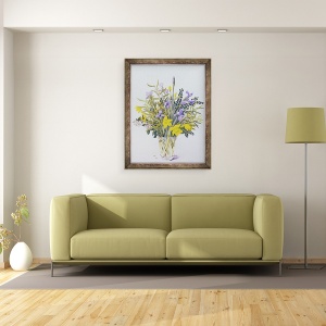 Tablou inramat - Christopher Ryland - Flori de primavara, 70 x 90 cm - Img 2