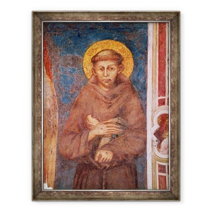 Tablou inramat - Cimabue - Sfantul Francisc fresca, 70 x 90 cm