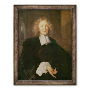 Tablou inramat - Claude Lefebvre - Portret presupus a fi Jules Hardouin Mansart 1646-1708, 60 x 80 cm