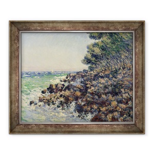 Tablou inramat - Claude Monet - Cap Martin, 70 x 85 cm