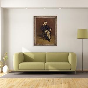 Tablou inramat - Claude Monet - Dr. Leclenché, 60 x 80 cm - Img 2
