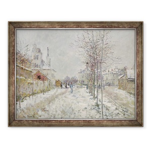Tablou inramat - Claude Monet - Efect de zapada, 70 x 90 cm