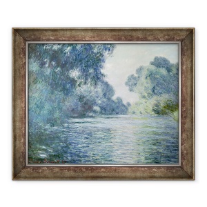 Tablou inramat - Claude Monet - Filiala Senei langa Giverny, 70 x 85 cm