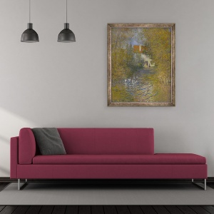 Tablou inramat - Claude Monet - Gastele, 50 x 60 cm - Img 2
