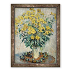 Tablou inramat - Claude Monet - Ierusalimul Flori, 70 x 90 cm