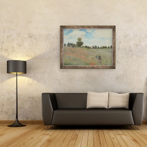 Tablou inramat - Claude Monet - Maci salbatici I, 60 x 80 cm - Img 2