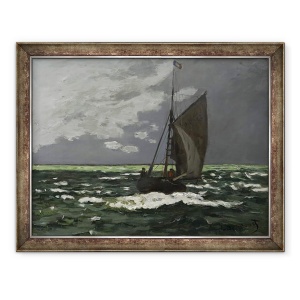 Tablou inramat - Claude Monet - Seascape, Furtuna, 60 x 80 cm