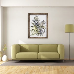 Tablou inramat - Claudia Hutchins-Puechavy - Senecio si alte plante, 70 x 90 cm - Img 2