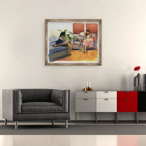 Tablou inramat - Colin Bootman - Camera de zi, 50 x 60 cm - Img 2
