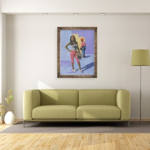 Tablou inramat - Colin Bootman - Venind si plecand, 60 x 80 cm - Img 2