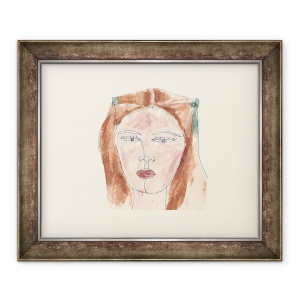 Tablou inramat - Daisy de Villeneuve - Girl, 50 x 60 cm