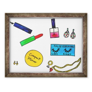 Tablou inramat - Daisy de Villeneuve - Make-Up, 60 x 80 cm