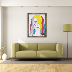 Tablou inramat - Daisy de Villeneuve - Rainbow Par, 60 x 80 cm - Img 2