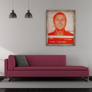 Tablou inramat - David Studwell - Steve McQueen III, 50 x 60 cm - Img 2