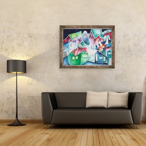Tablou inramat - Deborah Eve Alastra - Bufnite de noapte, 2015, 60 x 80 cm - Img 2