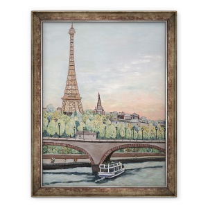 Tablou inramat - Deborah Eve Alastra - Vedere la Turnul Eiffel, 2017, 70 x 90 cm