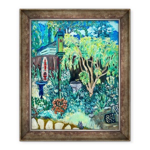 Tablou inramat - Deborah Eve Alastra - Vedere spre gradina, 2020, 70 x 85 cm