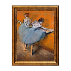 Tablou Inramat - Degas - Dancers at the bar, Rama Auriu, 30 x 40 cm