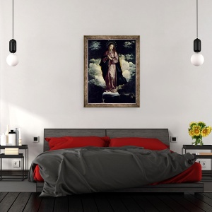 Tablou inramat - Diego Rodriguez de Silva y Velazquez - Conceptia Imaculata, 70 x 90 cm - Img 3