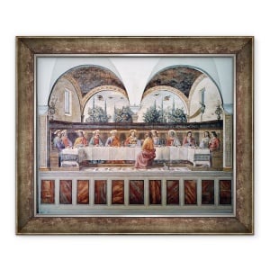 Tablou inramat - Domenico Ghirlandaio - Cina cea de Taina, 50 x 60 cm