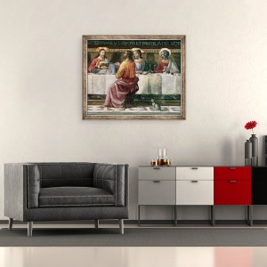 Tablou inramat - Domenico Ghirlandaio - Cina cea de Taina fresca, 70 x 85 cm - Img 2