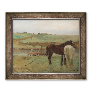 Tablou inramat - Edgar Degas - Cai intr-o lunca, 50 x 60 cm