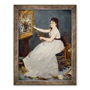 Tablou inramat - Edouard Manet - Portretul Evei Gonzales 1849-83 1870, 60 x 80 cm