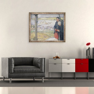 Tablou inramat - Edward Reginald Frampton - Bretania, 50 x 60 cm - Img 2