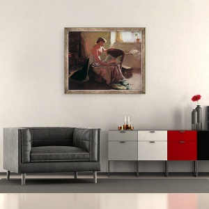 Tablou inramat - Edwin Harris - Vise Dulce, 50 x 60 cm - Img 2